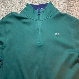 Vineyard Vines green 1/4 zip